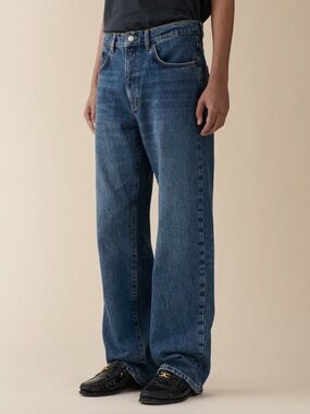 Jeanerica TM005 dark Vintage Color Cotton Blend Denim Tapered Fit Jeans 29/32